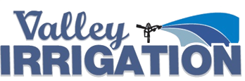 Logo for Valley Irrigation with the word 